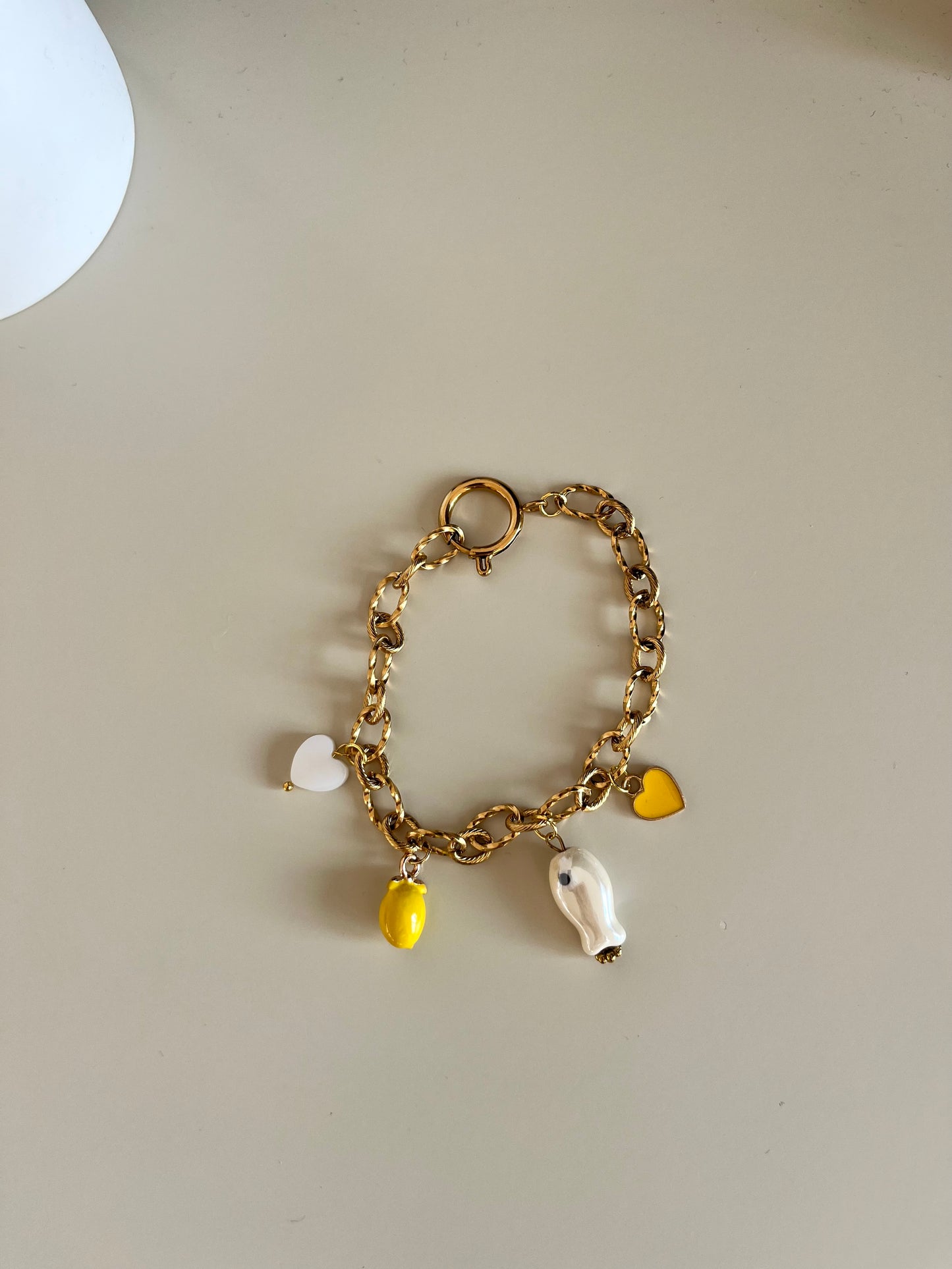 Bracelet poisson jaune