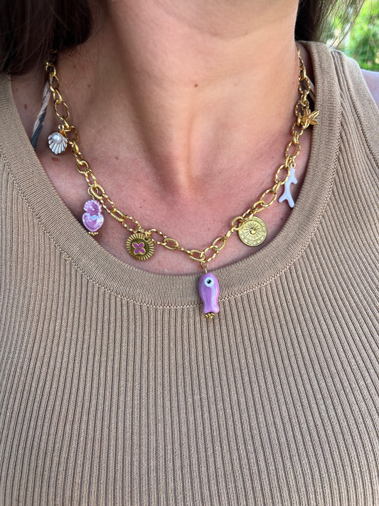 Collier poisson violet