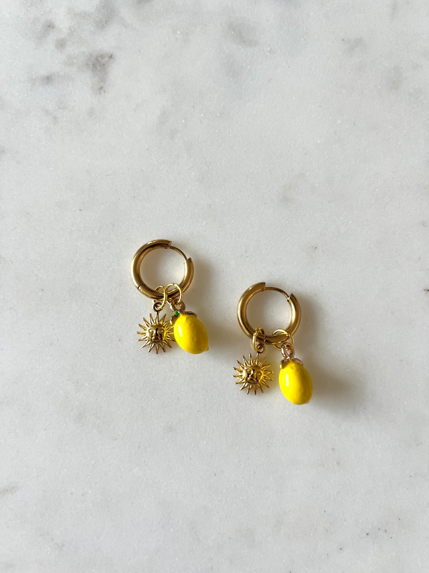 Boucles d'oreilles Lemon