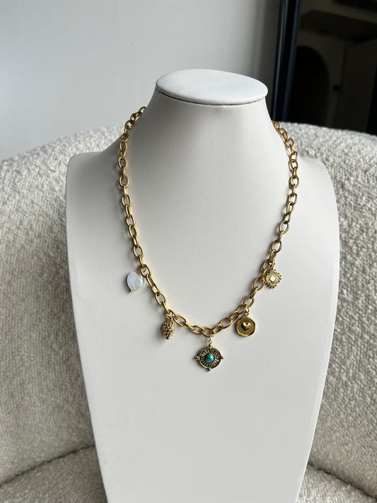 Collier éclat vert