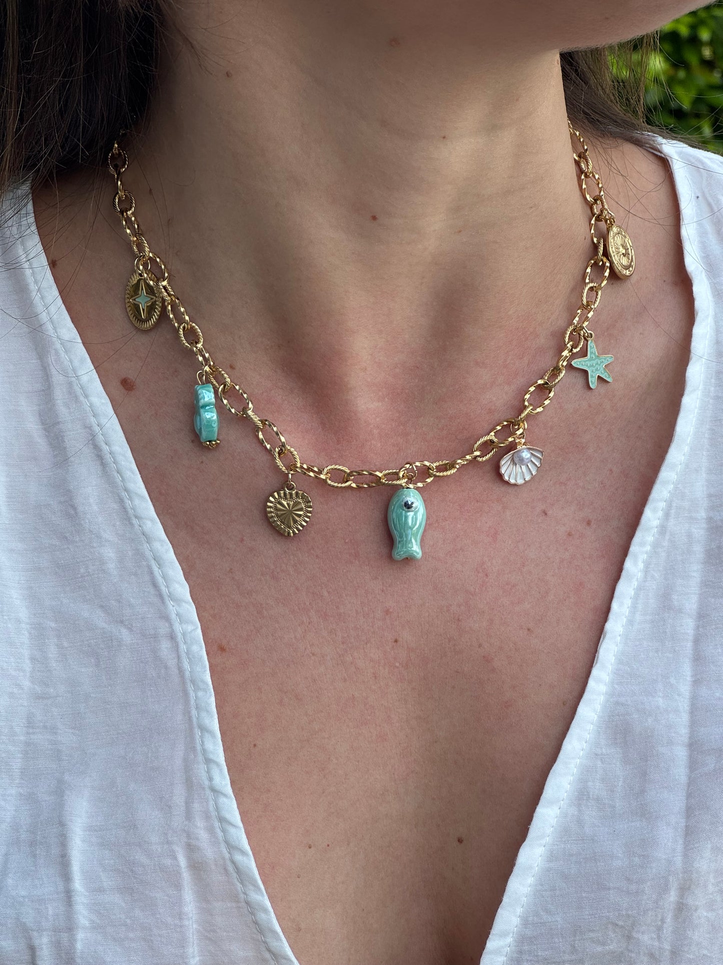 Collier Blue Thaï