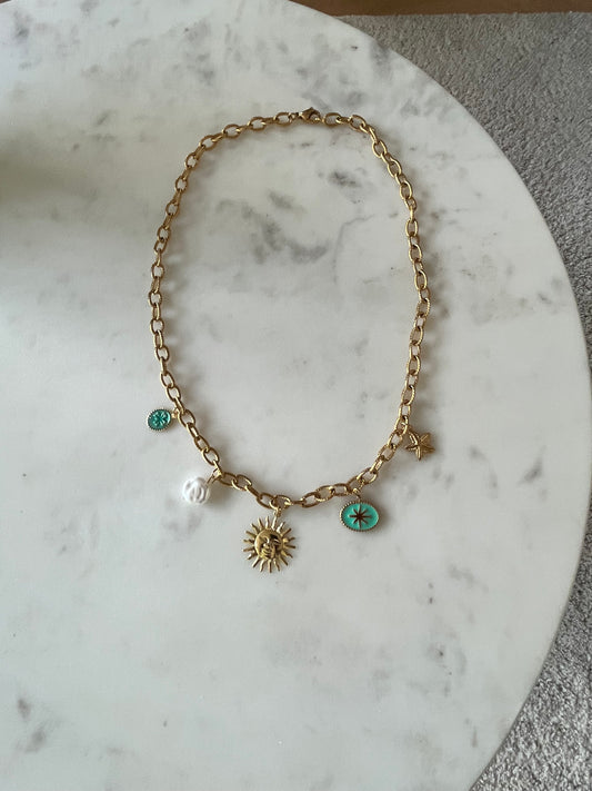 Collier Soleil Azur