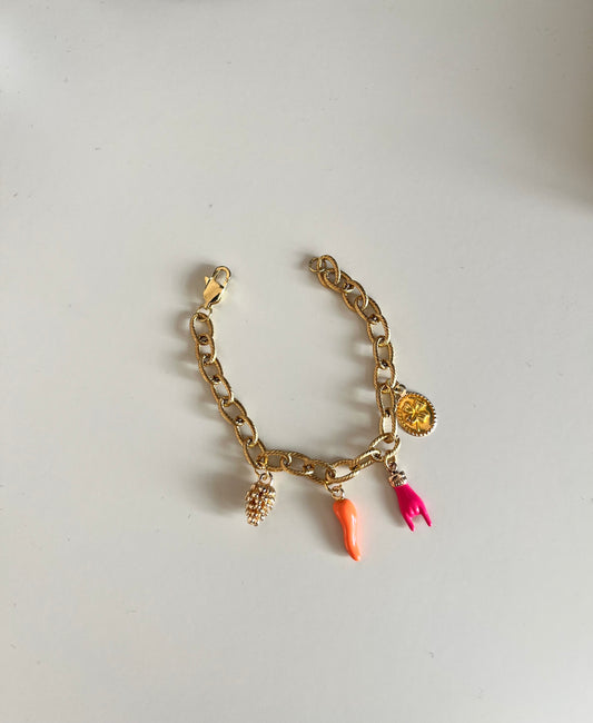 Bracelet main rose
