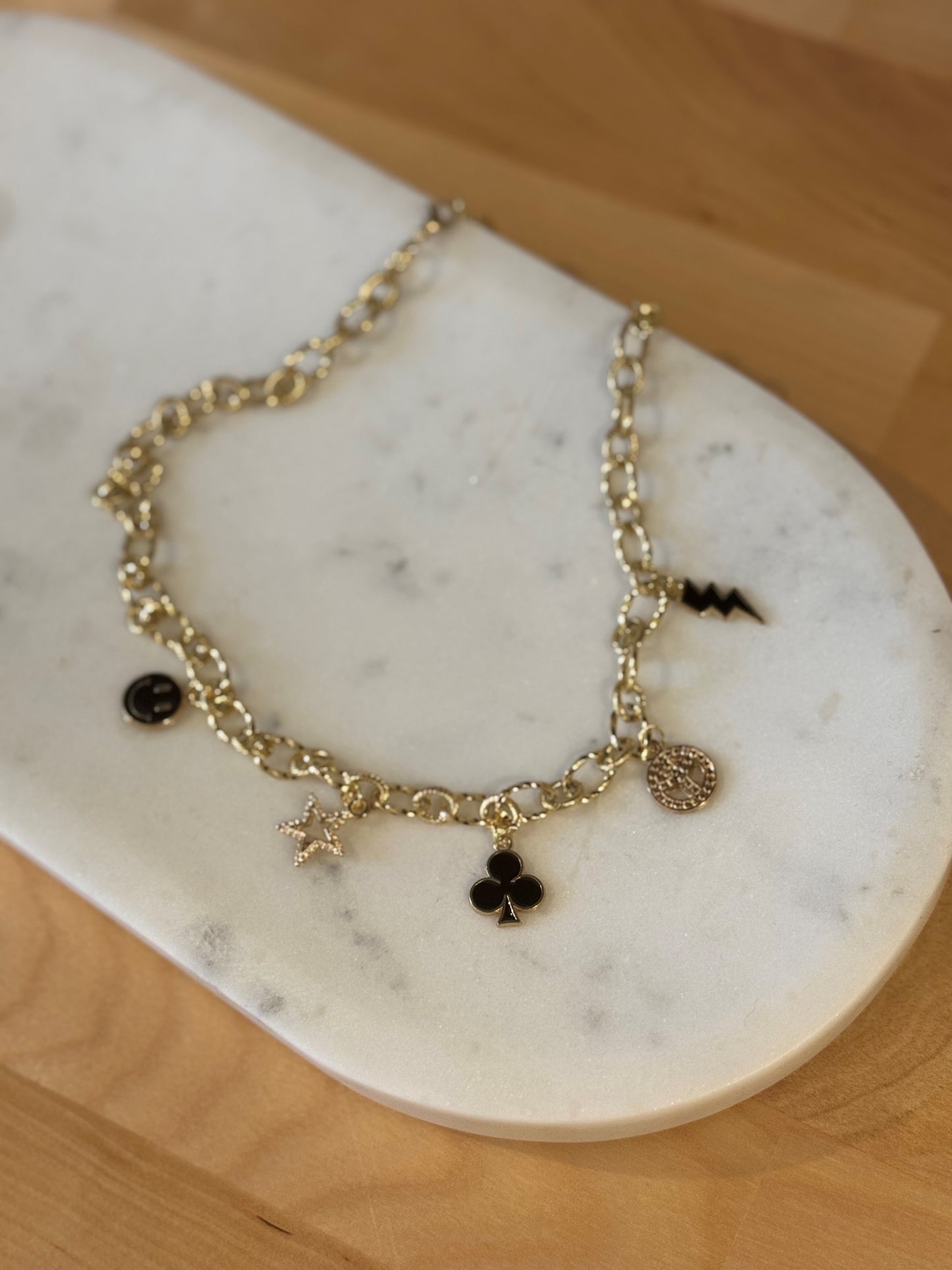Collier Black Spark