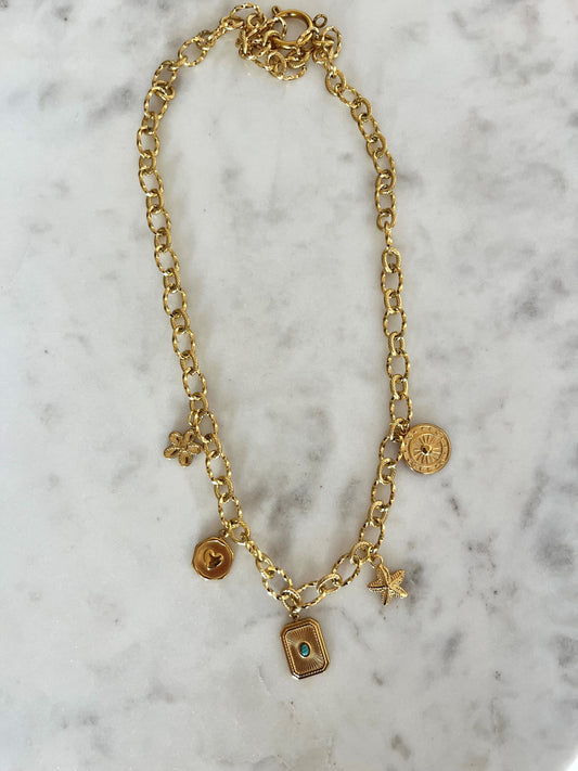 Collier Lune d'Azur
