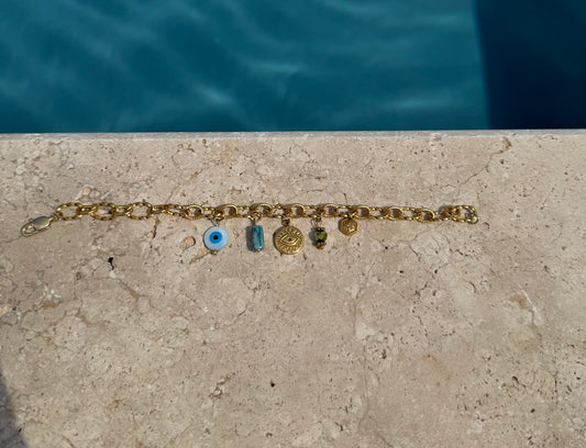 Bracelet blue lucky